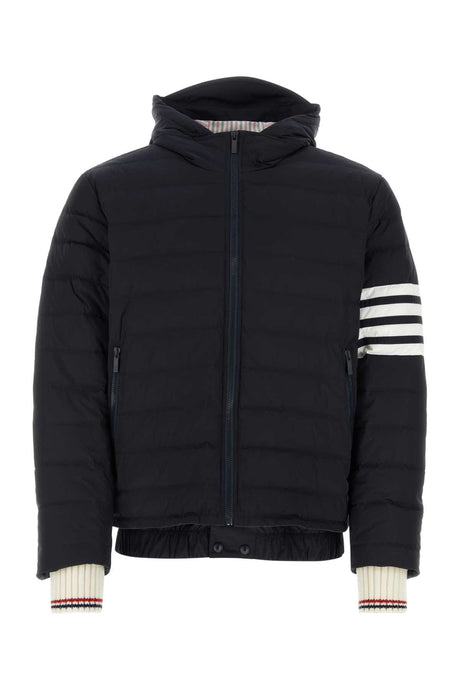 THOM BROWNE Midnight Blue Down Jacket for Men