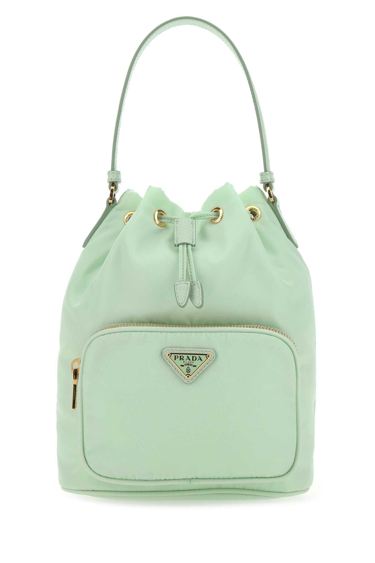 PRADA Mini Re-Nylon Bucket Handbag