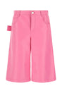 BOTTEGA VENETA Chic Pink Nappa Leather Bermuda Shorts