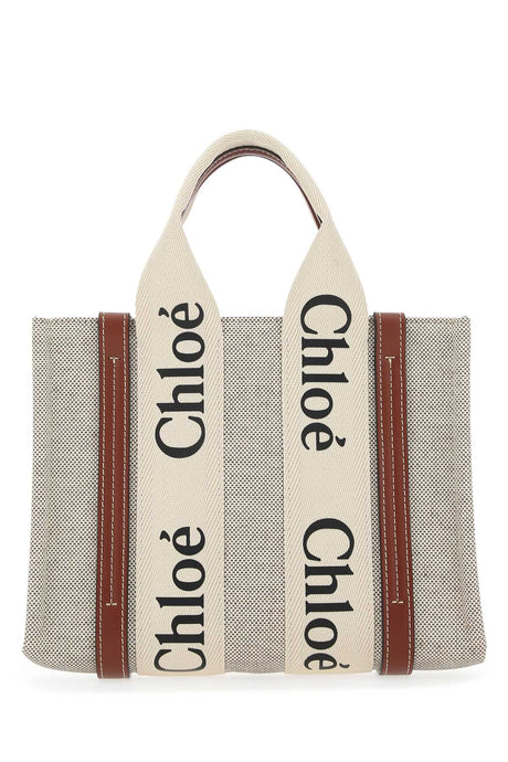 CHLOE Mini Multicolor Fabric Shopping Handbag