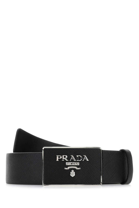 PRADA Stylish Leather Belt - 3.5 cm Height