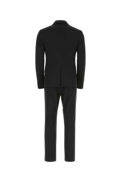 PRADA Black Stretch Polyester Suit