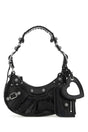 BALENCIAGA Mini Black Leather Le Cagole XS Shoulder Handbag