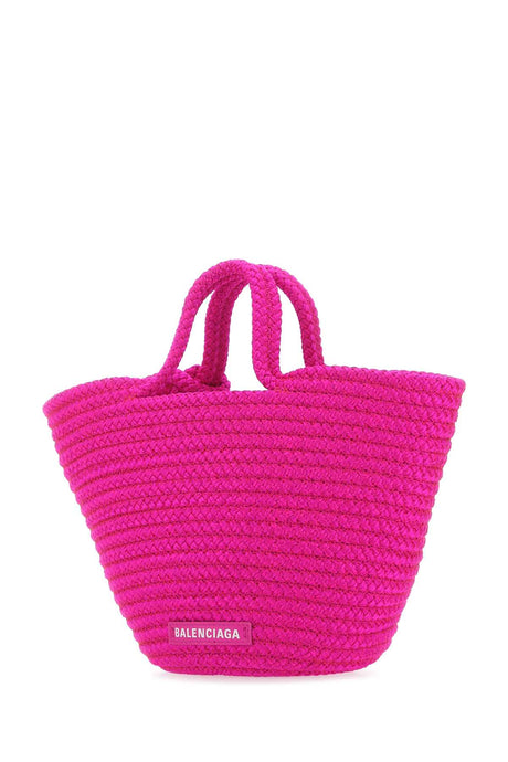 BALENCIAGA Mini Fuchsia Rope Handbag