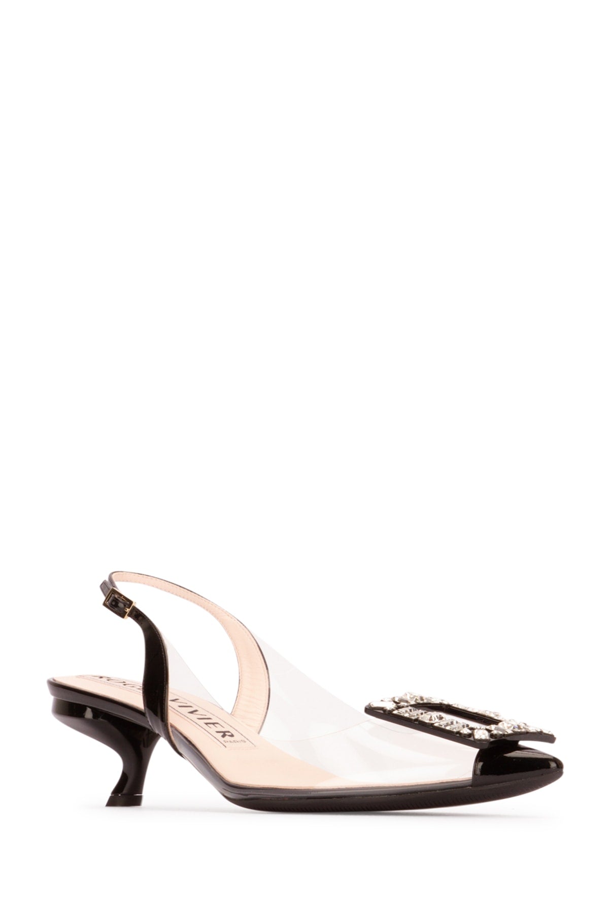 ROGER VIVIER Elegant Women's Leather Mini Sandals