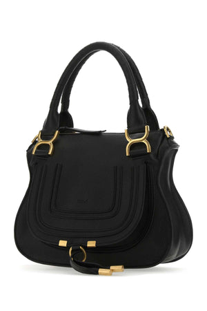 CHLOE Medium Leather Handbag with Golden Accents