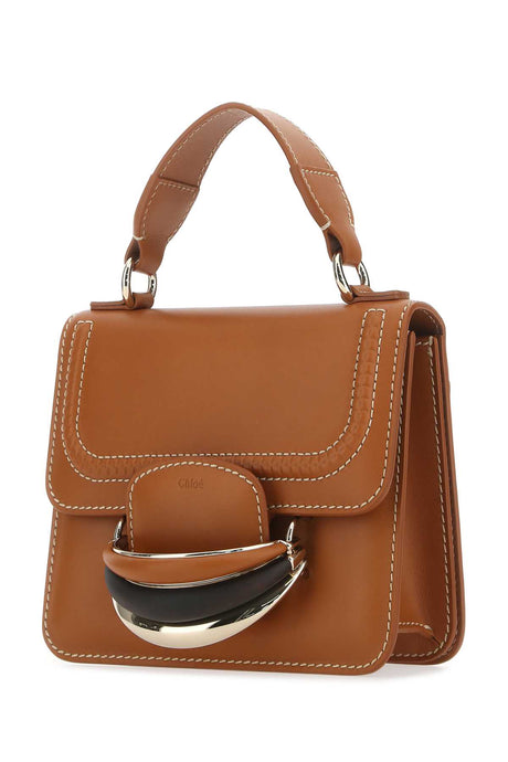 CHLOE Mini Caramel Leather Handbag