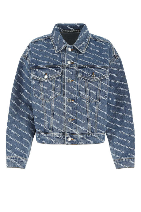 ALEXANDER WANG Printed Denim Jacket for Women - Trendy and Stylish