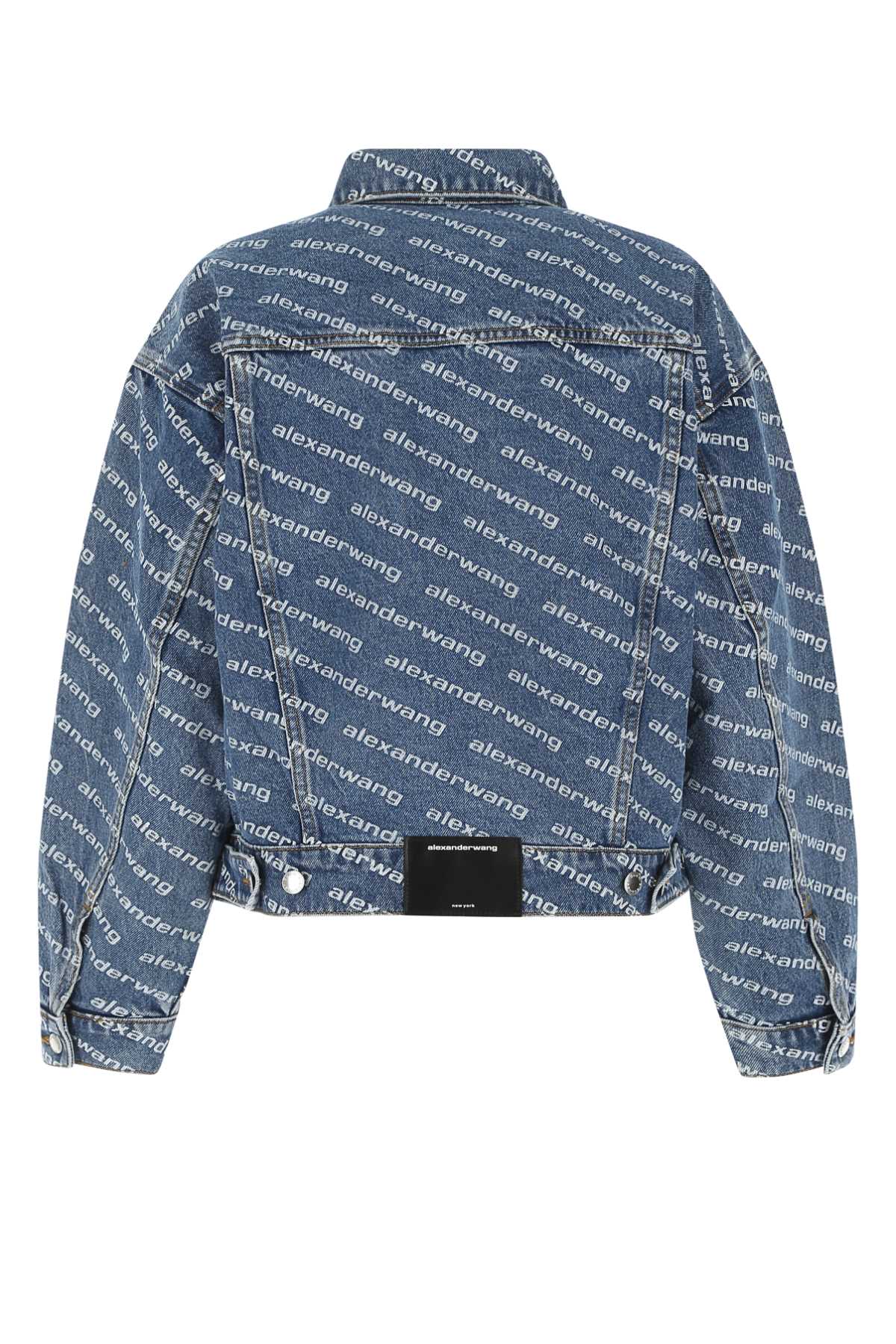 ALEXANDER WANG Printed Denim Jacket for Women - Trendy and Stylish