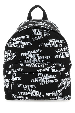 VETEMENTS Sleek Nylon Backpack - 38cm x 32cm x 11.5cm