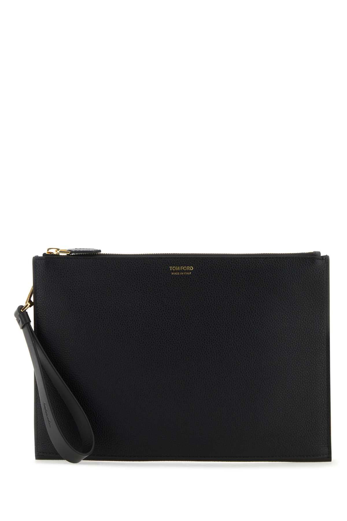 TOM FORD Sophisticated Mini Leather Clutch (31 cm x 21 cm)