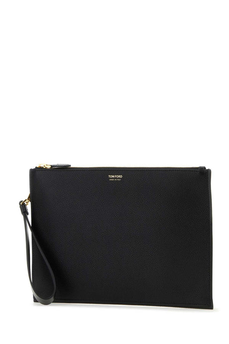 TOM FORD Sophisticated Mini Leather Clutch (31 cm x 21 cm)