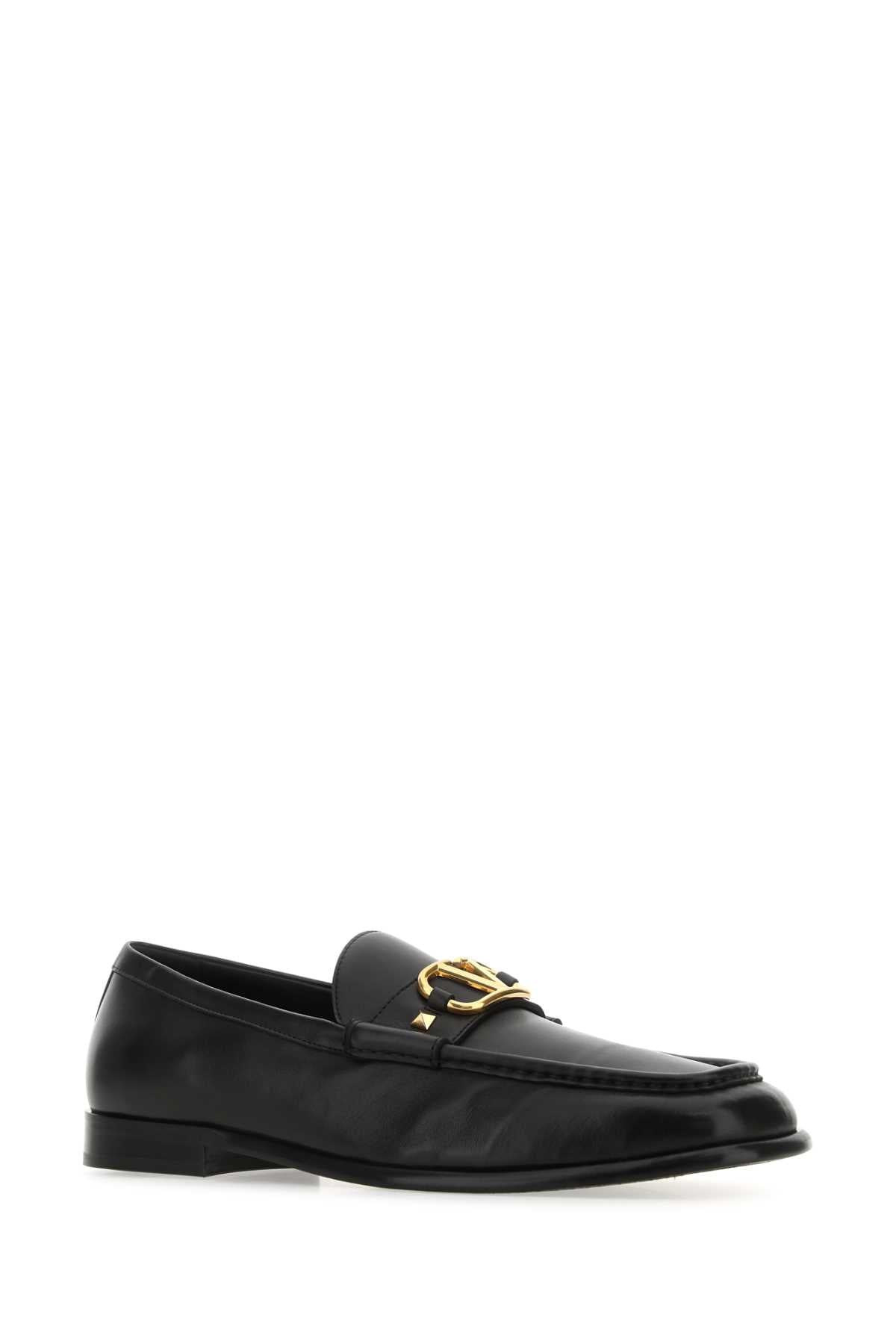 VALENTINO GARAVANI Classic Leather Vlogo Loafers