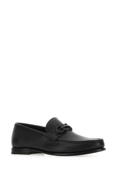 Ferragamo Sophisticated Leather Loafers for Men