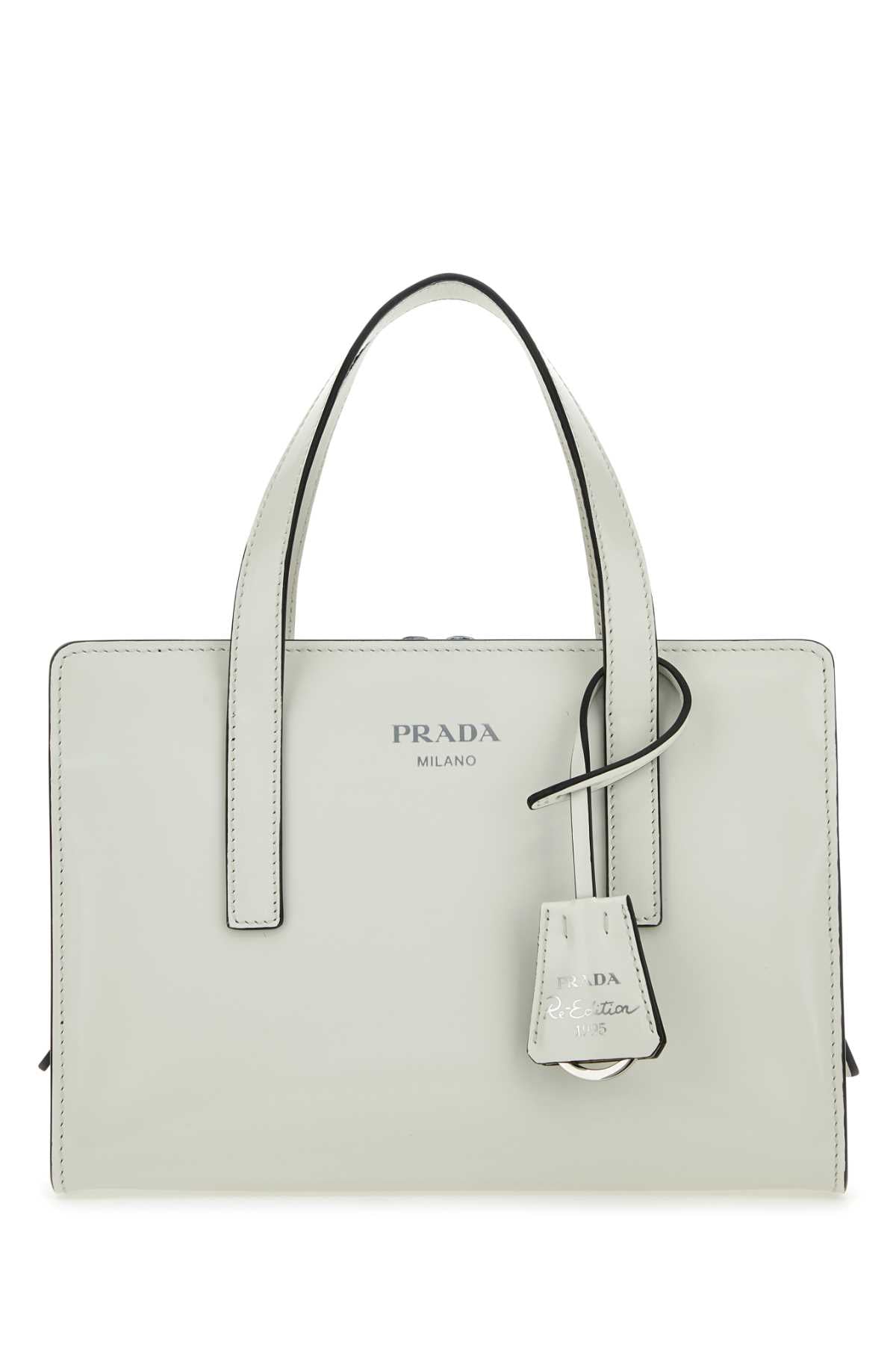 PRADA Mini Ivory Leather Handbag - Re-Edition 1995