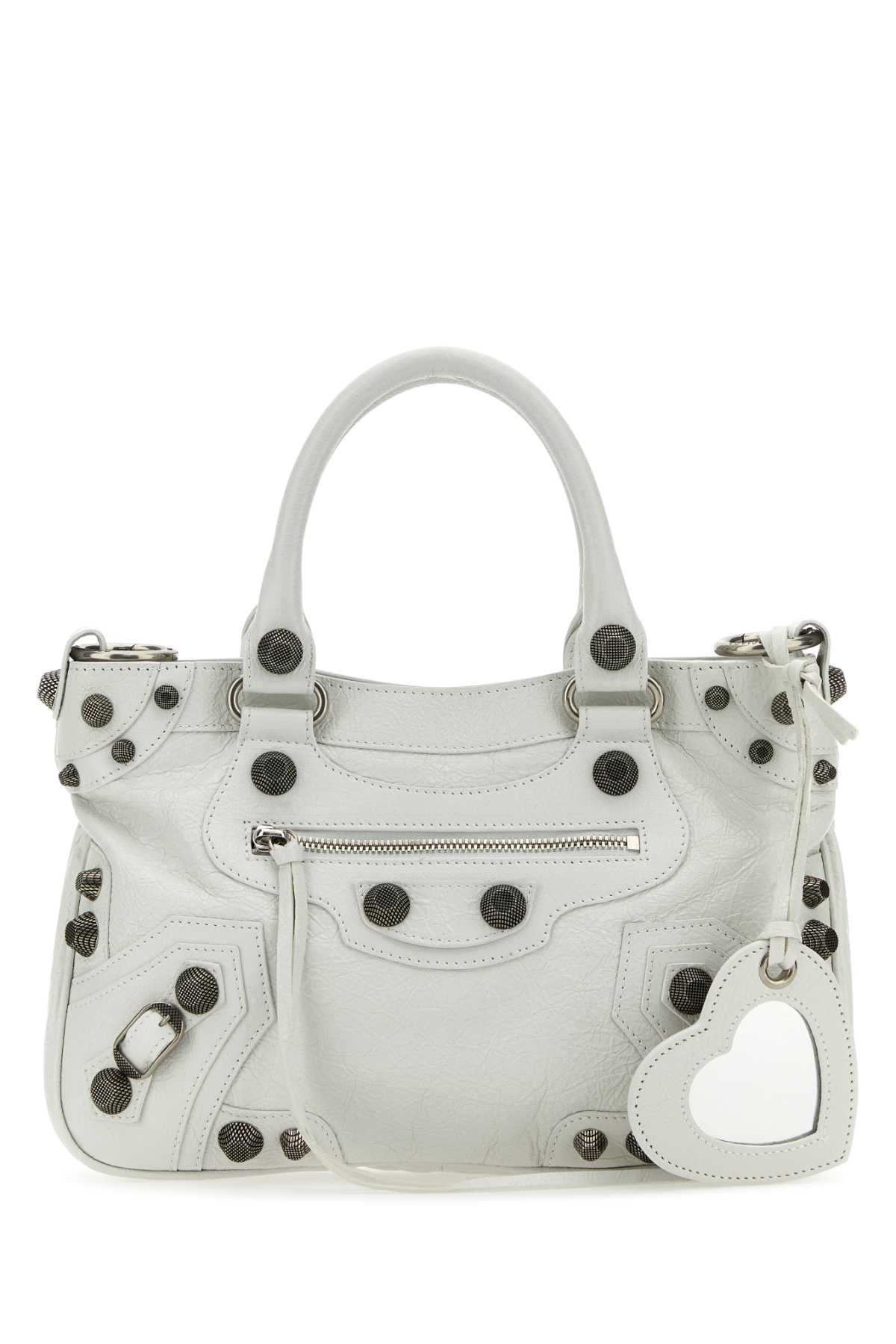 BALENCIAGA Mini Nappa Leather Tote Handbag