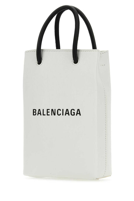 BALENCIAGA Women's Mini Leather Phone Case