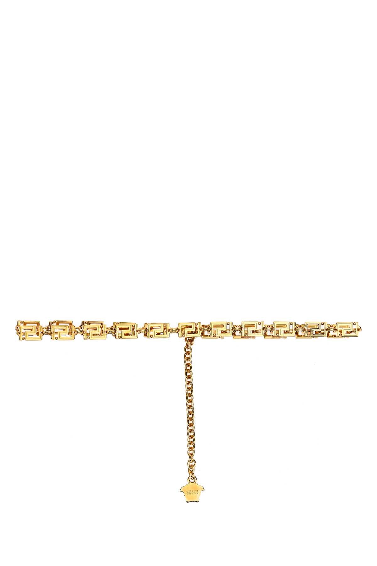 VERSACE Gold Metal Belt - 1.5 cm Height