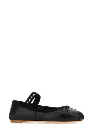 MIU MIU Classic Leather Ballerinas for Women