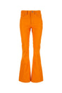 JW ANDERSON Luxe Orange Leather Pants