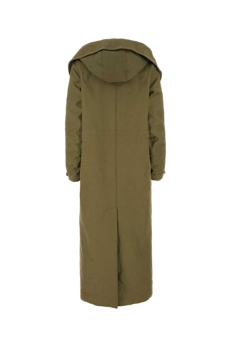 PRADA Army Green Nylon Parka Jacket for Women