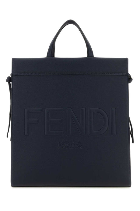 FENDI Midnight Blue Medium Go To Shopper Handbag