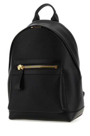 TOM FORD Leather Backpack - 28 cm x 41 cm x 17 cm