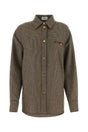 BALLY Embroidered Stretch Wool Blend Shirt for Women