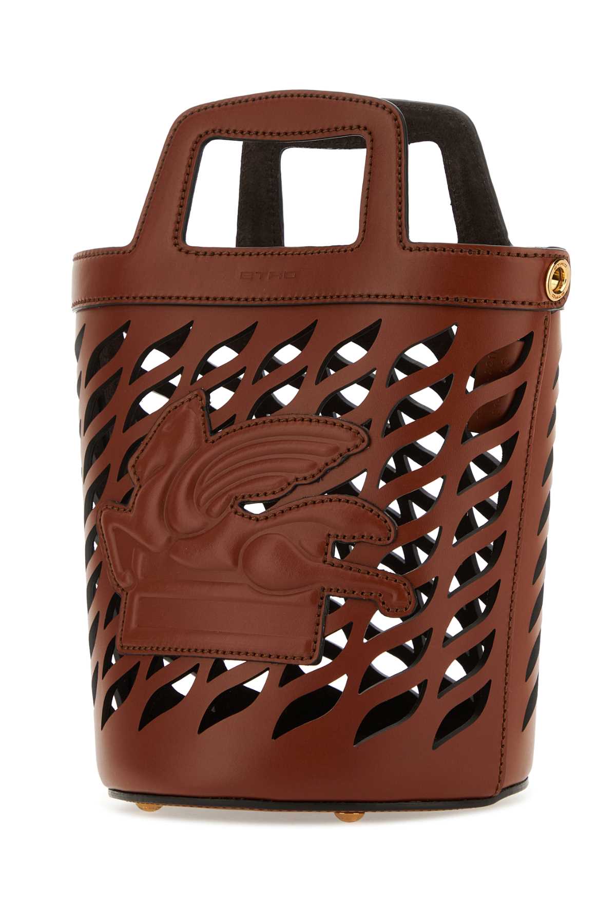 ETRO Brown Leather Coffa Bucket Handbag - 17cm x 23cm x 17cm