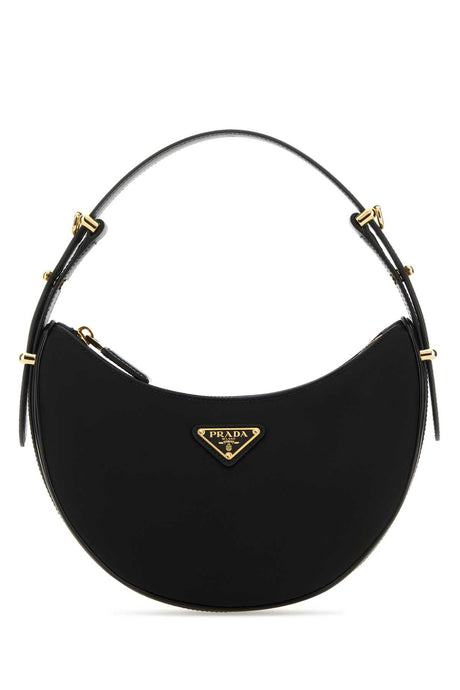 PRADA Mini Re-Nylon and Leather Handbag