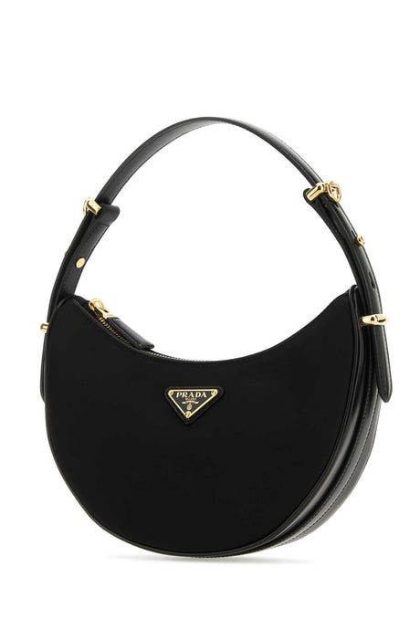 PRADA Mini Re-Nylon and Leather Handbag