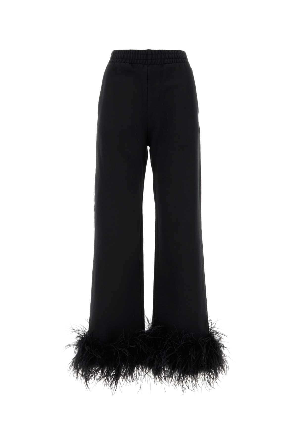 PRADA Chic Black Cotton Joggers for Women