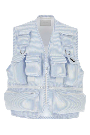 PRADA Embroidered Cotton Vest for Men - Stylish and Versatile