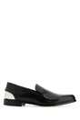 ALEXANDER MCQUEEN Classic Black Leather Loafers for Men