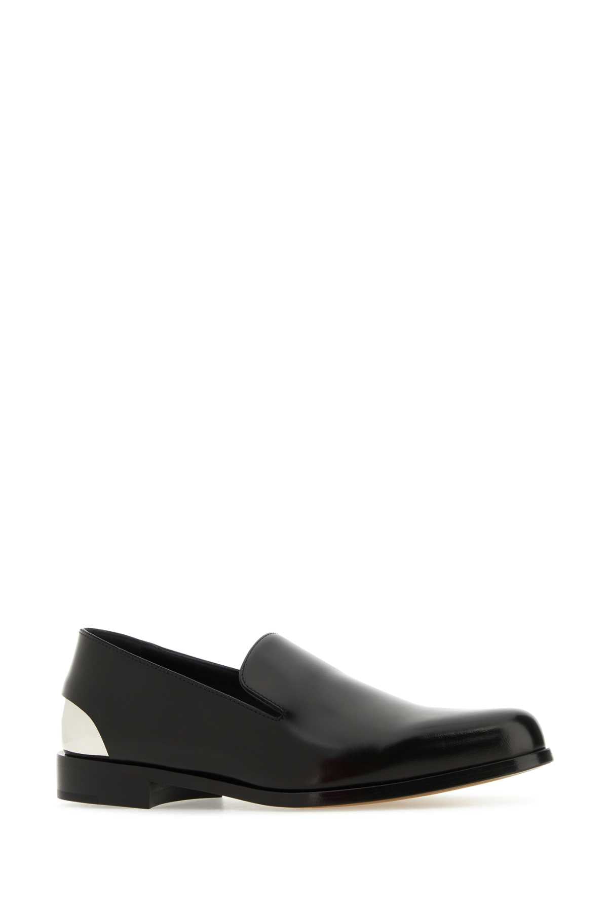 ALEXANDER MCQUEEN Classic Black Leather Loafers for Men