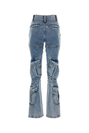 GIVENCHY Chic Denim Cargo Jeans for Women