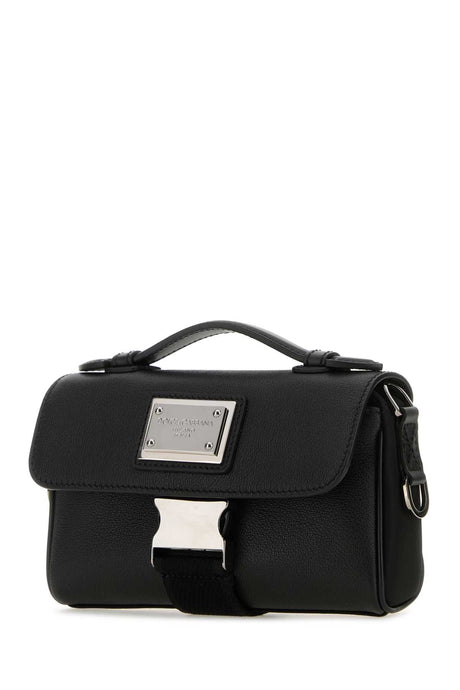 DOLCE & GABBANA Mini Black Leather Handbag