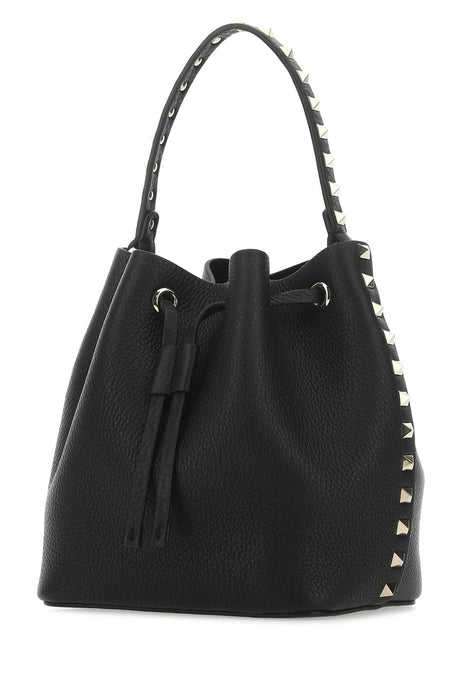 VALENTINO GARAVANI Mini Leather Rockstud Bucket Handbag