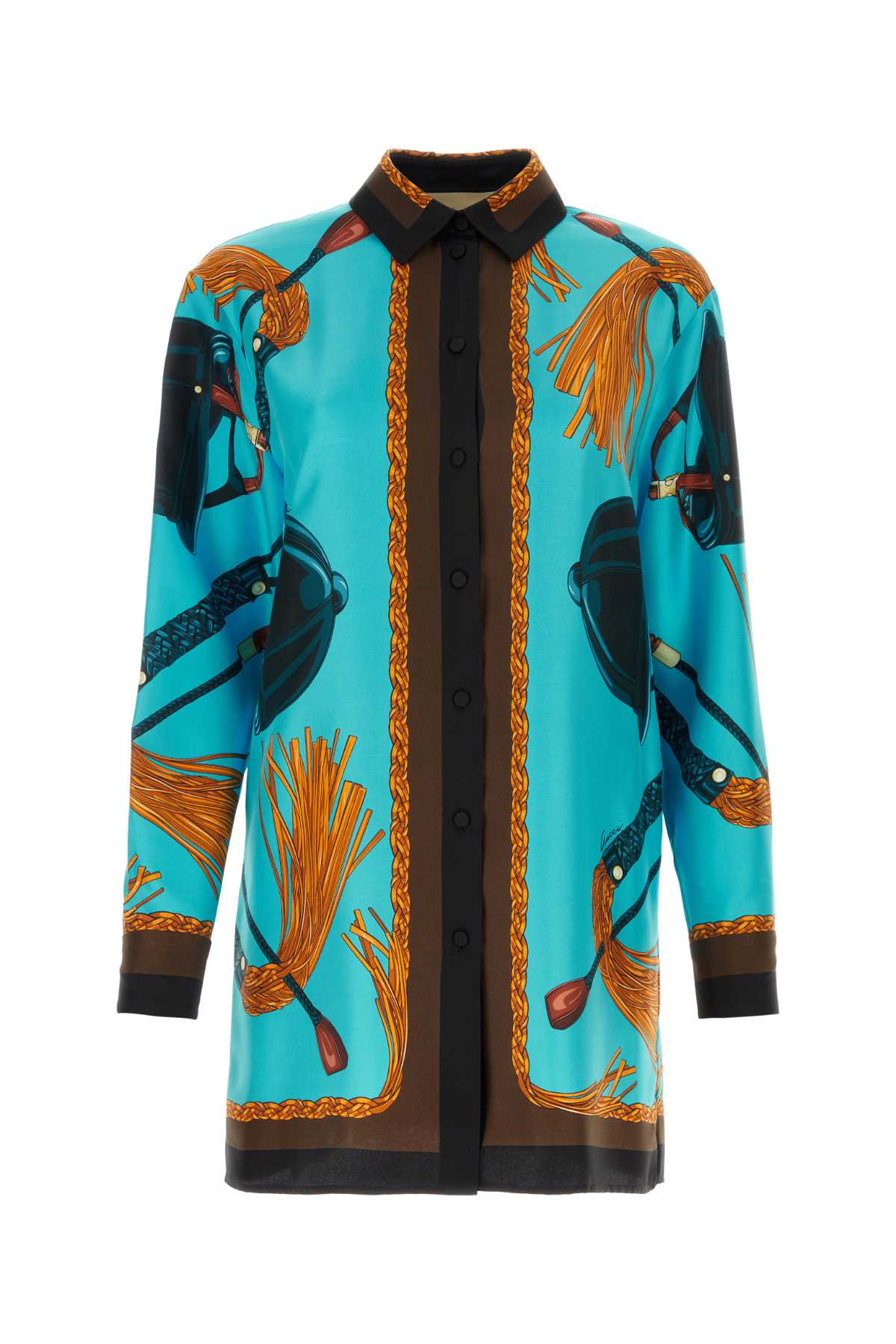 GUCCI Printed Twill Shirt for Women - Exclusive Design