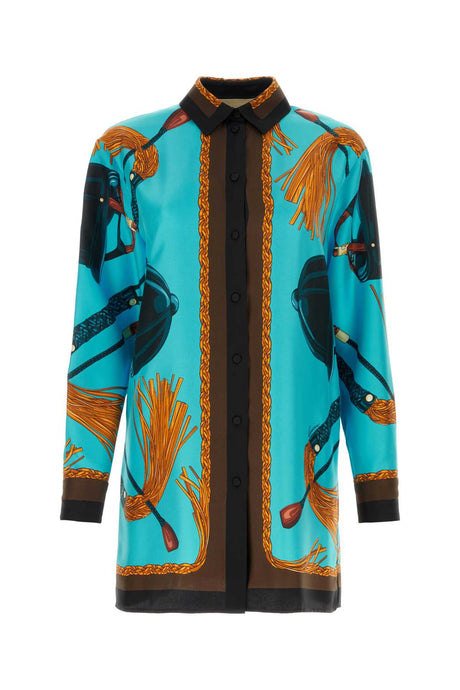 GUCCI Printed Twill Shirt for Women - Exclusive Design