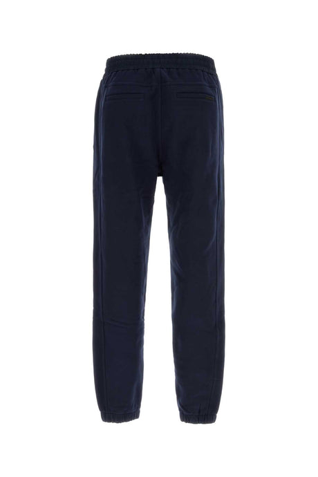 SAINT LAURENT Cotton Joggers for Men - Dark Blue