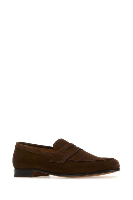 CHURCH'S Brown Leather Classic Loafers