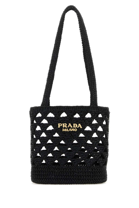 PRADA Chic Mini Straw Handbag