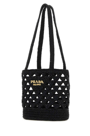 PRADA Chic Mini Straw Handbag