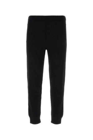 PRADA Sophisticated Black Wool Blend Pants for Men