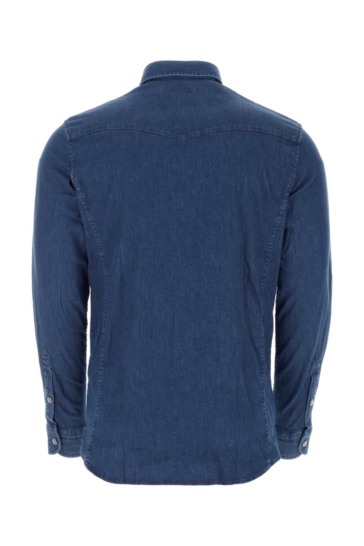 TOM FORD Stretch Denim Shirt for Men - 24W Season Fit