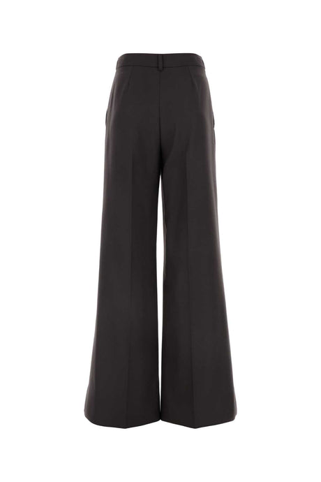 STELLA McCARTNEY Chocolate Flannel Wide-Leg Pant