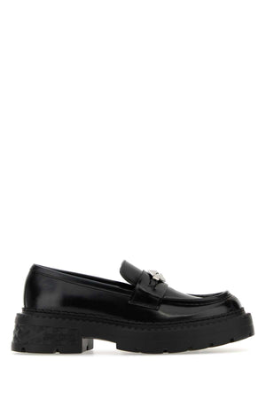 JIMMY CHOO Elegant Black Leather Loafers for Women