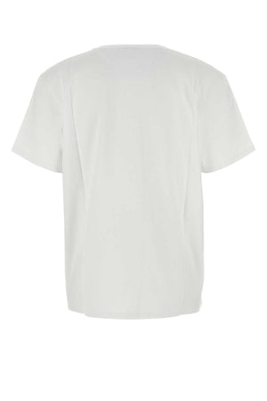 ALEXANDER MCQUEEN Essential White Cotton T-Shirt for Men