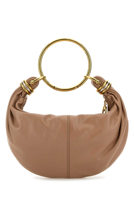 CHLOE Antiqued Mini Leather Bracelet Handbag 32 cm